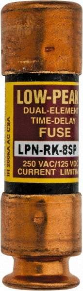 Cooper Bussmann - 125 VDC, 250 VAC, 4.5 Amp, Time Delay General Purpose Fuse - Fuse Holder Mount, 50.8mm OAL, 100 at DC, 300 at AC (RMS) kA Rating, 9/16" Diam - USA Tool & Supply