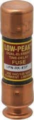 Cooper Bussmann - 125 VDC, 250 VAC, 4 Amp, Time Delay General Purpose Fuse - Fuse Holder Mount, 50.8mm OAL, 100 at DC, 300 at AC (RMS) kA Rating, 9/16" Diam - USA Tool & Supply