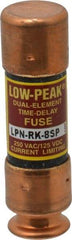 Cooper Bussmann - 125 VDC, 250 VAC, 8 Amp, Time Delay General Purpose Fuse - Fuse Holder Mount, 50.8mm OAL, 100 at DC, 300 at AC (RMS) kA Rating, 9/16" Diam - USA Tool & Supply