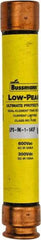 Cooper Bussmann - 300 VDC, 600 VAC, 1.25 Amp, Time Delay General Purpose Fuse - Fuse Holder Mount, 127mm OAL, 100 at DC, 300 at AC (RMS) kA Rating, 13/16" Diam - USA Tool & Supply