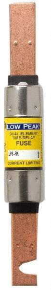 Cooper Bussmann - 300 VDC, 600 VAC, 450 Amp, Time Delay General Purpose Fuse - Bolt-on Mount, 13-5/8" OAL, 100 at DC, 300 at AC (RMS) kA Rating, 3-1/8" Diam - USA Tool & Supply
