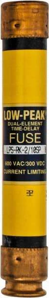 Cooper Bussmann - 300 VDC, 600 VAC, 0.2 Amp, Time Delay General Purpose Fuse - Fuse Holder Mount, 127mm OAL, 100 at DC, 300 at AC (RMS) kA Rating, 13/16" Diam - USA Tool & Supply