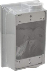 Thomas & Betts - Electrical Outlet Box Aluminum Extension Adapter - Includes Plug Gasket & Screw - USA Tool & Supply