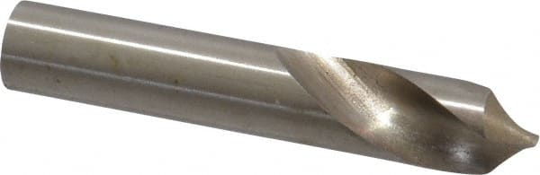 Interstate - 1/4" Body Diam, 90°, 1-1/2" OAL, High Speed Steel Spotting Drill - USA Tool & Supply