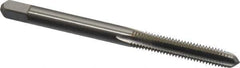 Kennametal - #10-32 UNF 2B 4 Flute Bright Finish High Speed Steel Straight Flute Standard Hand Tap - Plug, Right Hand Thread, 2.38" OAL, 7/8" Thread Length, H3 Limit, Oversize - Exact Industrial Supply