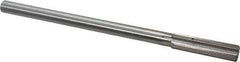 Interstate - 0.513" High Speed Steel Chucking Reamer - Straight Flute, 0.4355" Straight Shank, 2" Flute Length, 8" OAL - USA Tool & Supply