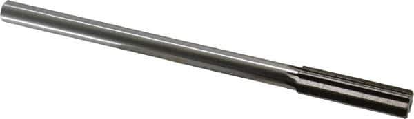 Interstate - 0.535" High Speed Steel Chucking Reamer - Straight Flute, 0.4355" Straight Shank, 2" Flute Length, 8" OAL - USA Tool & Supply