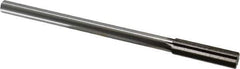 Interstate - 0.535" High Speed Steel Chucking Reamer - Straight Flute, 0.4355" Straight Shank, 2" Flute Length, 8" OAL - USA Tool & Supply