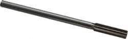 Interstate - 0.541" High Speed Steel Chucking Reamer - Straight Flute, 0.4355" Straight Shank, 2" Flute Length, 8" OAL - USA Tool & Supply