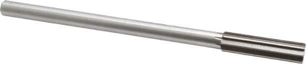 Interstate - 0.546" High Speed Steel Chucking Reamer - Straight Flute, 0.4355" Straight Shank, 2" Flute Length, 8" OAL - USA Tool & Supply