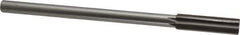 Interstate - 9/16" High Speed Steel Chucking Reamer - Straight Flute, 0.4355" Straight Shank, 2" Flute Length, 8" OAL - USA Tool & Supply