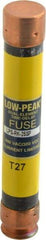 Cooper Bussmann - 300 VDC, 600 VAC, 25 Amp, Time Delay General Purpose Fuse - Bolt-on Mount, 127mm OAL, 100 at DC, 300 at AC (RMS) kA Rating, 13/16" Diam - USA Tool & Supply