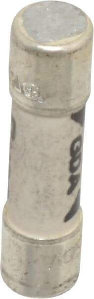 Cooper Bussmann - 250 VAC, 32 VDC, 0.4 Amp, Fast-Acting Miniature Ceramic Fuse - 20mm OAL, 5mm Diam - USA Tool & Supply