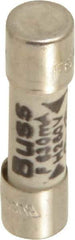 Cooper Bussmann - 250 VAC, 32 VDC, 0.63 Amp, Fast-Acting Miniature Ceramic Fuse - 20mm OAL, 5mm Diam - USA Tool & Supply