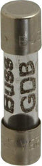 Cooper Bussmann - 250 VAC, 32 VDC, 1.25 Amp, Fast-Acting Miniature Glass Fuse - 20mm OAL, 5mm Diam - USA Tool & Supply