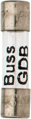 Cooper Bussmann - 250 VAC, 32 VDC, 0.1 Amp, Fast-Acting Miniature Glass Fuse - 20mm OAL, 5mm Diam - USA Tool & Supply