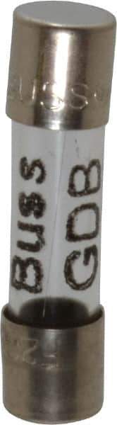 Cooper Bussmann - 250 VAC, 32 VDC, 0.2 Amp, Fast-Acting Miniature Glass Fuse - 20mm OAL, 5mm Diam - USA Tool & Supply