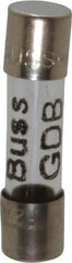 Cooper Bussmann - 250 VAC, 32 VDC, 0.2 Amp, Fast-Acting Miniature Glass Fuse - 20mm OAL, 5mm Diam - USA Tool & Supply