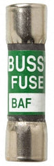 Cooper Bussmann - 250 VAC, 25 Amp, Fast-Acting General Purpose Fuse - Fuse Holder Mount, 1-1/2" OAL, 10 at 125 V kA Rating, 13/32" Diam - USA Tool & Supply