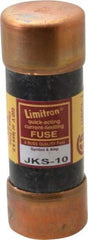Cooper Bussmann - 600 VAC, 10 Amp, Fast-Acting General Purpose Fuse - Fuse Holder Mount, 2-1/4" OAL, 200 (RMS) kA Rating, 13/16" Diam - USA Tool & Supply
