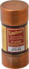Cooper Bussmann - 600 VAC, 60 Amp, Fast-Acting General Purpose Fuse - Fuse Holder Mount, 2-3/8" OAL, 200 (RMS) kA Rating, 1-1/16" Diam - USA Tool & Supply