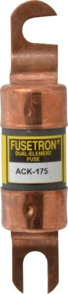 Cooper Bussmann - 175 Amp Time Delay Fast-Acting Forklift & Truck Fuse - 72VAC, 72VDC, 4.72" Long x 1" Wide, Littelfuse CCK175, Bussman ACK-175, Ferraz Shawmut ACK175 - USA Tool & Supply