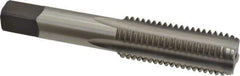 Kennametal - 3/4-10 UNC 4 Flute Bright Finish High Speed Steel Straight Flute Standard Hand Tap - Bottoming, Right Hand Thread, 4-1/4" OAL, 2" Thread Length, H3 Limit, Oversize - USA Tool & Supply