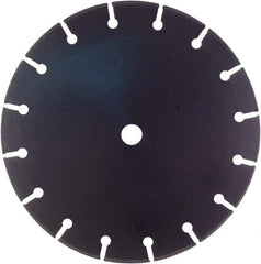 Disston - 12" Diam, 3/4 & 1" Arbor Hole Diam, Wet & Dry Cut Saw Blade - Tungsten Carbide-Tipped, Standard Round Arbor - USA Tool & Supply