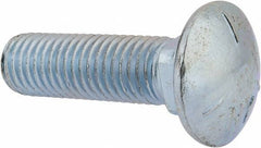 Value Collection - 5/8-11 UNC 2-1/4" Length Under Head, Standard Square Neck, Carriage Bolt - Grade 5 Steel, Zinc-Plated Finish - USA Tool & Supply