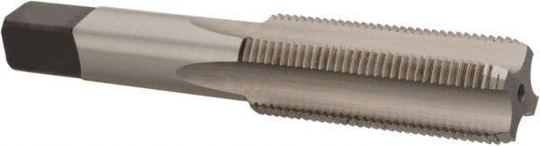 Kennametal - 3/4-16 UNF 2B 4 Flute Bright Finish High Speed Steel Straight Flute Standard Hand Tap - Bottoming, Right Hand Thread, 4-1/4" OAL, 2" Thread Length, H5 Limit, Oversize - USA Tool & Supply