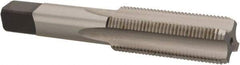 Kennametal - 3/4-16 UNF 2B 4 Flute Bright Finish High Speed Steel Straight Flute Standard Hand Tap - Bottoming, Right Hand Thread, 4-1/4" OAL, 2" Thread Length, H5 Limit, Oversize - USA Tool & Supply