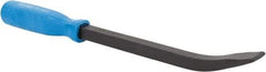 Value Collection - 12" OAL Screwdriver Pry Bar - 3/4" Wide, High Carbon Steel #65 - USA Tool & Supply