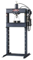 Dake - 25 Ton Hydraulic Shop Press - 10 Inch Stroke, 1 HP, Single Phase - USA Tool & Supply