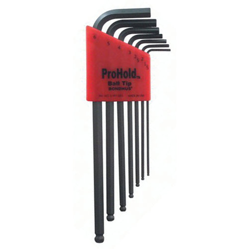 7PC TIP BALL END L-WRENCH SET - USA Tool & Supply