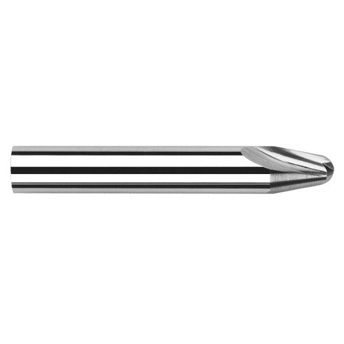 Runner Cutters - 0.0310″ (1/32) Radius × 0.1980″ Length of Cut × 20° per side Carbide Runner Cutter, 2 Flutes