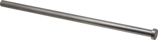 Gibraltar - 1/2" Pin Diam, 3/4" Head Diam x 1/4" Head Height, 12" OAL, Straight Ejector Pin - Steel, 11-3/4" Pin Length - USA Tool & Supply