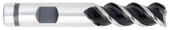 OSG - 1", 2" LOC, 1" Shank Diam, 4-1/2" OAL, 4 Flute, Powdered Metal Square End Mill - Single End, Uncoated, Spiral Flute, 50° Helix, Centercutting, Right Hand Cut, Right Hand Flute, Series 660 - USA Tool & Supply