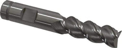 OSG - 5/8", 1-5/8" LOC, 5/8" Shank Diam, 3-3/4" OAL, 3 Flute, Powdered Metal Square End Mill - Single End, Uncoated, Spiral Flute, 50° Helix, Centercutting, Right Hand Cut, Right Hand Flute, Series 660 - USA Tool & Supply