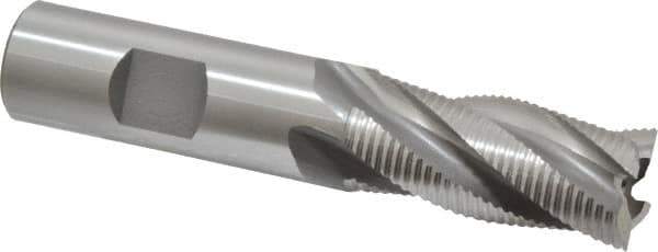 OSG - 3/4" Diam, Fine Pitch, 1-5/8" LOC, 4 Flute Cobalt Roughing Square End Mill - Uncoated, 3-7/8" OAL, 3/4" Shank Diam, Single End, 30° Helix - USA Tool & Supply