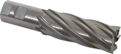 OSG - 1-1/2" Diam, Fine Pitch, 4" LOC, 6 Flute Cobalt Roughing Square End Mill - Uncoated, 6-1/2" OAL, 1-1/4" Shank Diam, Single End, 30° Helix - USA Tool & Supply