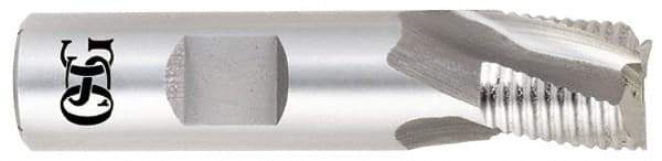 OSG - 1-1/2" Diam, Fine Pitch, 1-1/4" LOC, 6 Flute Cobalt Roughing Square End Mill - Uncoated, 3-3/4" OAL, 1-1/4" Shank Diam, Single End, Centercutting, 25° Helix - USA Tool & Supply