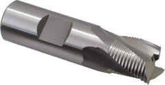 OSG - 3/4" Diam, Fine Pitch, 3/4" LOC, 3 Flute Cobalt Roughing Square End Mill - Uncoated, 2-7/8" OAL, 3/4" Shank Diam, Single End, Centercutting, 25° Helix - USA Tool & Supply