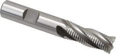 OSG - 1/2" Diam, Fine Pitch, 1-1/4" LOC, 4 Flute Cobalt Roughing Square End Mill - Uncoated, 3-1/4" OAL, 1/2" Shank Diam, Single End, Centercutting, 30° Helix - USA Tool & Supply
