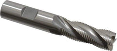 OSG - 5/8" Diam, Fine Pitch, 1-5/8" LOC, 4 Flute Cobalt Roughing Square End Mill - Uncoated, 3-3/4" OAL, 5/8" Shank Diam, Single End, Centercutting, 30° Helix - USA Tool & Supply
