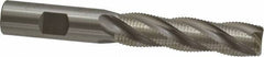 OSG - 5/8" Diam, Fine Pitch, 2-1/2" LOC, 4 Flute Cobalt Roughing Square End Mill - Uncoated, 4-5/8" OAL, 5/8" Shank Diam, Single End, Centercutting, 30° Helix - USA Tool & Supply