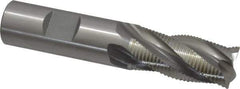 OSG - 3/4" Diam, Fine Pitch, 1-5/8" LOC, 4 Flute Cobalt Roughing Square End Mill - Uncoated, 3-7/8" OAL, 3/4" Shank Diam, Single End, Centercutting, 30° Helix - USA Tool & Supply