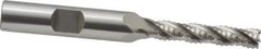 OSG - 1/4" Diam, Coarse Pitch, 1-1/4" LOC, 4 Flute Cobalt Roughing Square End Mill - Uncoated, 3-1/16" OAL, 3/8" Shank Diam, Single End, 30° Helix - USA Tool & Supply