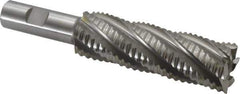 OSG - 1-1/4" Diam, Coarse Pitch, 4" LOC, 6 Flute Cobalt Roughing Square End Mill - Uncoated, 6-1/4" OAL, 3/4" Shank Diam, Single End, 30° Helix - USA Tool & Supply