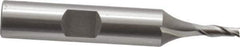 OSG - 1/8", 3/8" LOC, 3/8" Shank Diam, 2-5/16" OAL, 2 Flute, Cobalt Square End Mill - Single End, Uncoated, Spiral Flute, 30° Helix, Centercutting, Right Hand Cut, Right Hand Flute, Series 520 - USA Tool & Supply