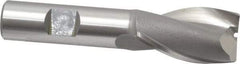 OSG - 7/8", 1-1/2" LOC, 5/8" Shank Diam, 3-5/8" OAL, 2 Flute, Cobalt Square End Mill - Single End, Uncoated, Spiral Flute, 30° Helix, Centercutting, Right Hand Cut, Right Hand Flute, Series 520 - USA Tool & Supply